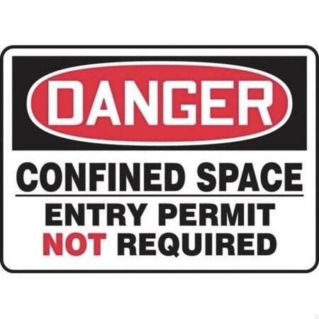 Accuform OSHA DANGER SAFETY SIGN CONFINED MCSP021VS MCSP021VS